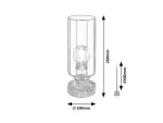 Lampa stołowa Tanno,ind.table, E27 1xMAX25W, H26cm