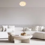 Lampa sufitowa Taytum,ind.ceil. LED25W, D38cm, white, ciepła biel