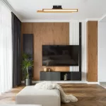 Lampa ścienna Remiel,ind.wall, LED12W, H49cm, ciepła biel