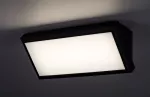 Zewnętrzne lampa ścienne Rapla, outdoor surface mounted wall lamp, with shade: 1000lm, without shade: 1820lm, 12W, 4000K, 27x12,5cm, L11cm, IP54, Class G, naturalna biel