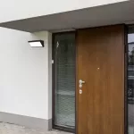 Zewnętrzne lampa ścienne Rapla, outdoor surface mounted wall lamp, with shade: 1000lm, without shade: 1820lm, 12W, 4000K, 27x12,5cm, L11cm, IP54, Class G, naturalna biel