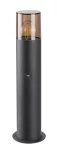 Lampa ogrodowa stojąca Teplice, outdoor floor lamp, E27 1xMAX 12W, H44cm, D8cm, motion sensor: 6-8m, 105°, without bulb, IP44