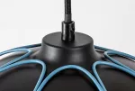 Lampa wisząca Svens,ind.pend. E27 1xMAX60W, blue
