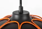 Lampa wisząca Svens,ind.pend. E27 1xMAX60W, orange