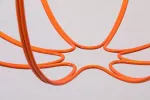 Lampa wisząca Svens,ind.pend. E27 1xMAX60W, orange