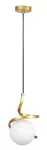 Lampa wisząca Sarabi,ind.pend. E27 1xMAX20W, gold