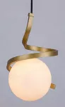 Lampa wisząca Sarabi,ind.pend. E27 1xMAX20W, gold