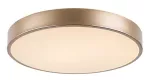 Lampa sufitowa Tesia,ind.ceil. LED36W, D40cm, gold, ciepła biel