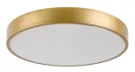 Lampa sufitowa Tesia,ind.ceil. LED36W, D40cm, gold, ciepła biel