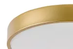 Lampa sufitowa Tesia,ind.ceil. LED36W, D40cm, gold, ciepła biel
