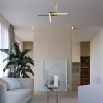 Lampa sufitowa Remiel,ind.ceil. LED20W, L75x62cm, ciepła biel