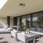 Zewnętrzne lampa sufitowa Zaton, outdoor ceiling lamp, E27 2xMAX 60W, D28cm, H10cm, bulb excluded, IP23