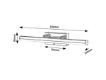 Oświetlenie łazienkowe Turgon,ind.cabinetlight, LED20W, L63cm