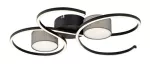 Lampa sufitowa Shiena,ind.ceil. LED38W, L60cm, m.black, naturalna biel