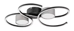 Lampa sufitowa Shiena,ind.ceil. LED38W, L60cm, m.black, naturalna biel