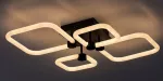 Lampa sufitowa Sotiris,ind.ceil. LED47W, L54cm, black