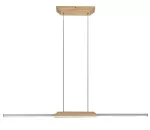 Lampa wisząca Tamur,ind.pend. LED26W,L110cm,wood/white, naturalna biel