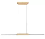 Lampa wisząca Tamur,ind.pend. LED26W,L110cm,wood/white, naturalna biel