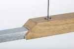 Lampa wisząca Tamur,ind.pend. LED26W,L110cm,wood/white, naturalna biel