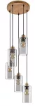 Lampa wisząca Tanno,ind.pend. E27 5xMAX25W, H150cm