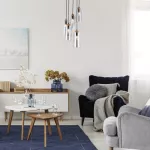 Lampa wisząca Tanno,ind.pend. E27 5xMAX25W, H150cm