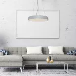 Lampa wisząca Tesia,ind.pend. LED60W, D60cm, silver
