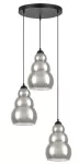 Lampa wisząca Salvatore,ind.pend. E27 3xMAX40W, L35cm