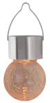 7850 Lampka solarna zewnętrzna wisząca Yola DC 1,2V RGB LED / 0,06W IP44 chrom satyna