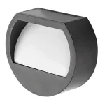 Certovo, outdoor solar wall lamp, LED4W, with shade: 360lm, without shade: 600lm, H10cm, D18,5cm, L22cm, motion sensor, IP48