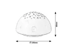 1470 Lampa dziecięca LINA, DC 4,5V, RGB LED, 0,5W, IP20, biały DC 4.5V