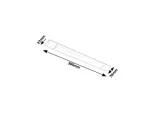 1450 Lampa podszafkowa, BATTEN LIGHT, LED, 10W (800lm, 4000K), IP20, biały 230V, 50Hz