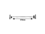 5217 Kinkiet Greg LED/9W IP20 (800lm, 4000K) biały 570mm 230V, 50Hz