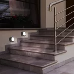 7969 Kinkiet Amarillo czarny LED 1,5W 3000K IP44