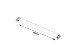 1451 Lampa podszafkowa, BATTEN LIGHT, LED, 20W (1600lm, 4000K), IP20, biały 230V, 50Hz