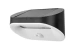 Certovo, outdoor solar wall lamp, LED4W, with shade: 360lm, without shade: 600lm, H10cm, D18,5cm, L22cm, motion sensor, IP50