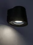 7959 Lampa zewnętrzna ścienna Mandal GU10 1x MAX35W czarny matowy