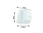 7959 Lampa zewnętrzna ścienna Mandal GU10 1x MAX35W czarny matowy