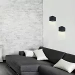 7017 Kinkiet Kaunas G9 1xMAX 10W matt black IP20 cube shape