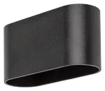 7023 Kinkiet Kaunas G9 1xMAX 10W matt black IP20 Oval shape
