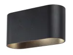 7023 Kinkiet Kaunas G9 1xMAX 10W matt black IP20 Oval shape