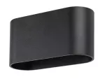 7023 Kinkiet Kaunas G9 1xMAX 10W matt black IP20 Oval shape