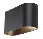 7023 Kinkiet Kaunas G9 1xMAX 10W matt black IP20 Oval shape