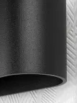 7023 Kinkiet Kaunas G9 1xMAX 10W matt black IP20 Oval shape