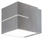 7019 Kinkiet Kaunas G9 1xMAX 10W brushed aluminium IP20 cube shape