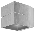 7019 Kinkiet Kaunas G9 1xMAX 10W brushed aluminium IP20 cube shape