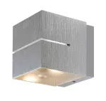 7019 Kinkiet Kaunas G9 1xMAX 10W brushed aluminium IP20 cube shape