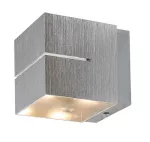 7019 Kinkiet Kaunas G9 1xMAX 10W brushed aluminium IP20 cube shape