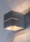 7019 Kinkiet Kaunas G9 1xMAX 10W brushed aluminium IP20 cube shape