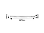 5219 Kinkiet Greg LED/16W IP20 (2100lm, 4000K) biały 1170mm 230V, 50Hz