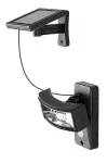 Certovo, outdoor solar wall lamp, LED4W, with shade: 360lm, without shade: 600lm, H10cm, D18,5cm, L22cm, motion sensor, IP64